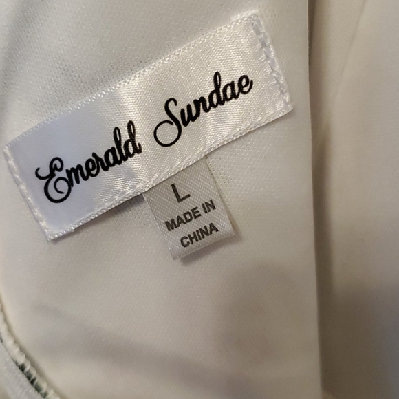 Ivory Floral Emerald Sundae dress - Picture 4 of 5